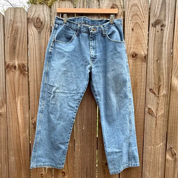Vintage 90s Wrangler Straight Leg Jeans size 8/29 - Picture 1 of 8